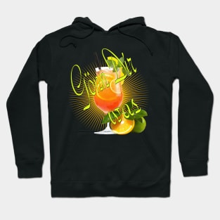 Spruch gönn dir was cocktail orange Party Urlaub Hoodie